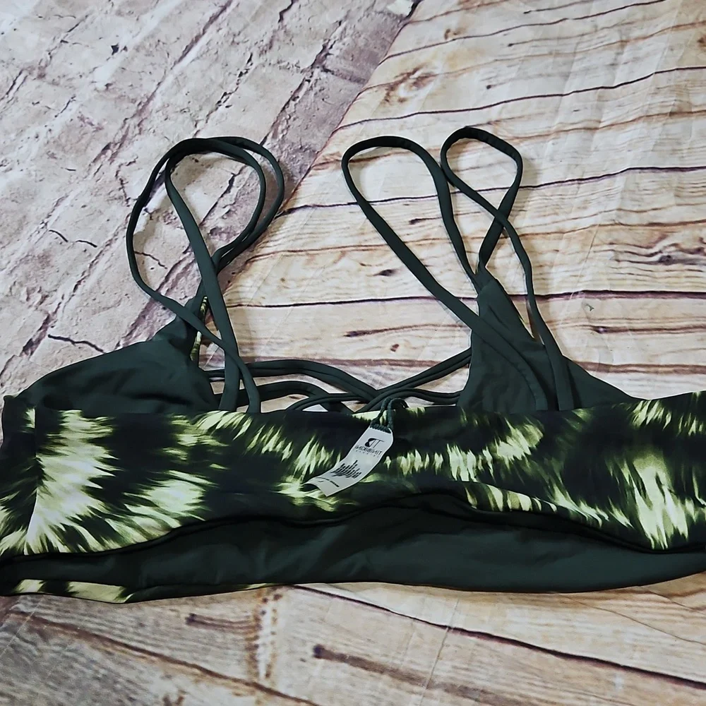 Tinibikini Bikini Green Top Size Large‎